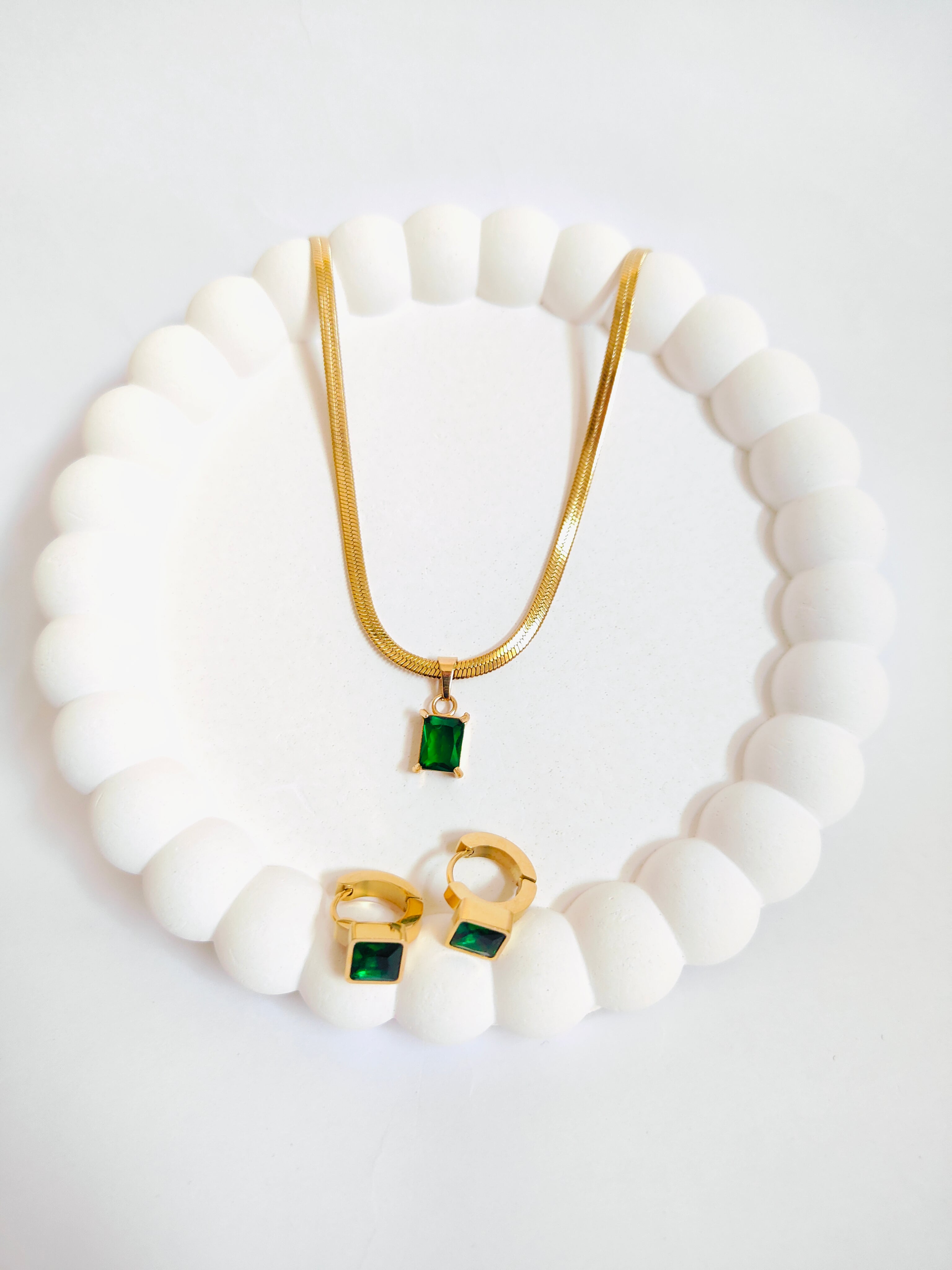 Green Stone Necklace