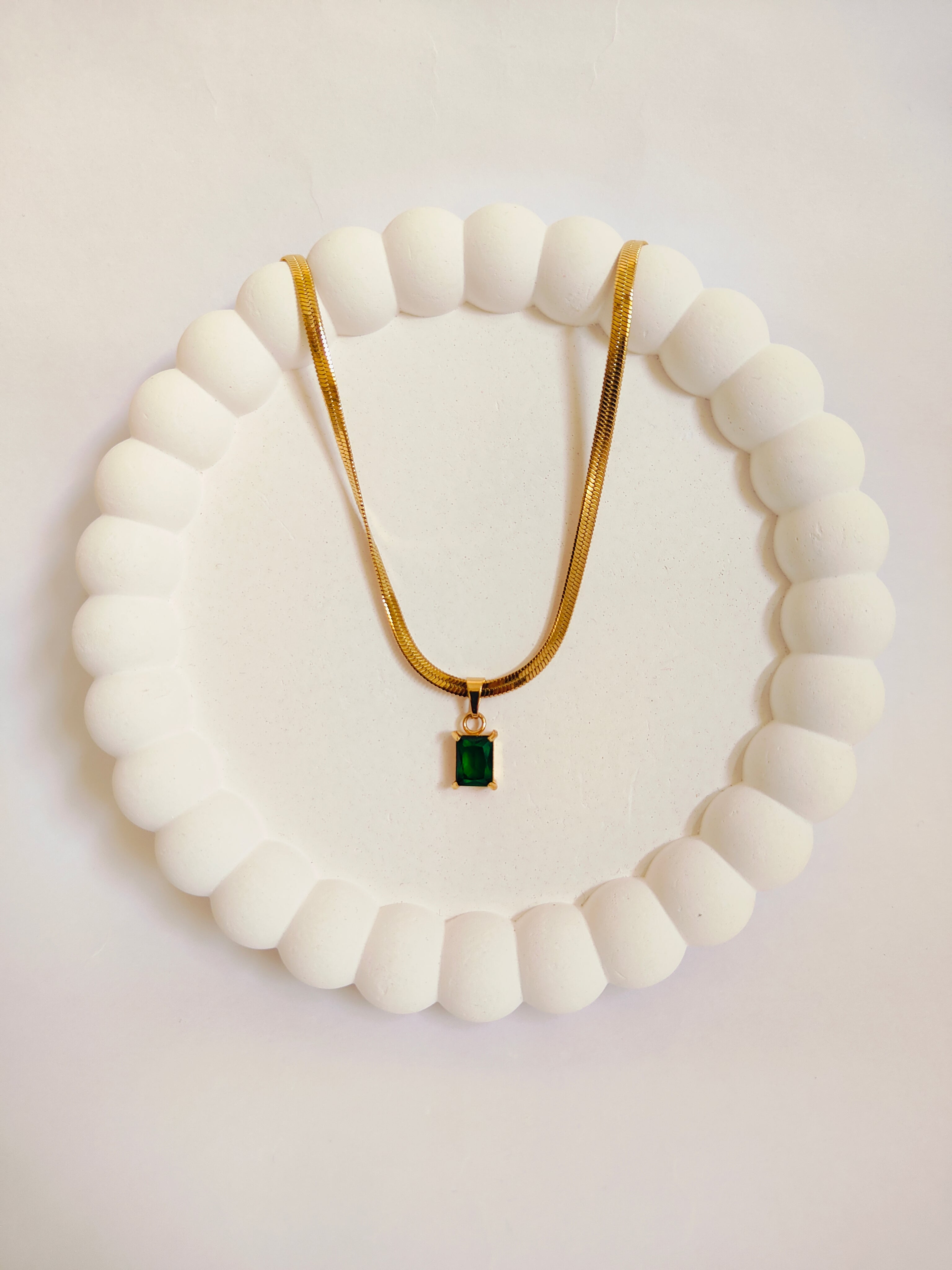 Green Stone Necklace